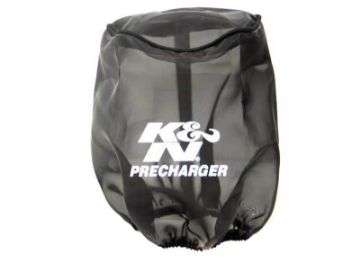 Picture of K&N Precharger Tapered Air Filter Wrap Black 6in Height - 6in Diameter