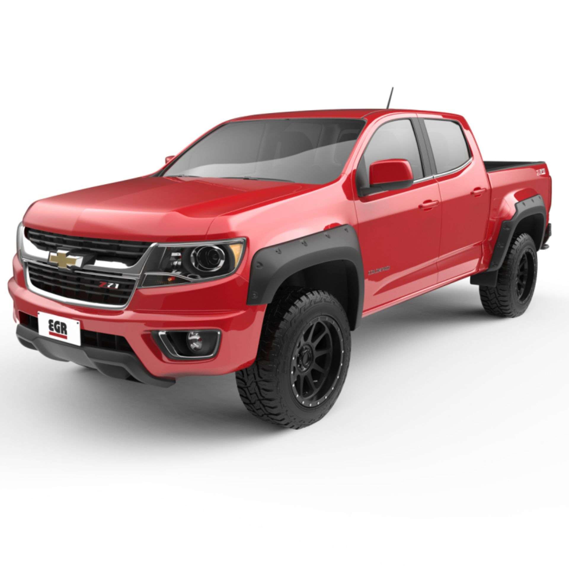 Picture of EGR 15+ Chevy Colorado 5ft Bed Bolt-On Look Fender Flares - Set - Matte