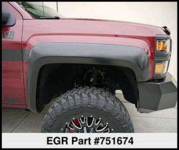 Picture of EGR 14+ Chev Silverado 5-8ft Bed Rugged Look Fender Flares - Set