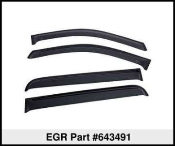 Picture of EGR 15+ Ford F150 Crew Cab Tape-On Window Visors - Set of 4