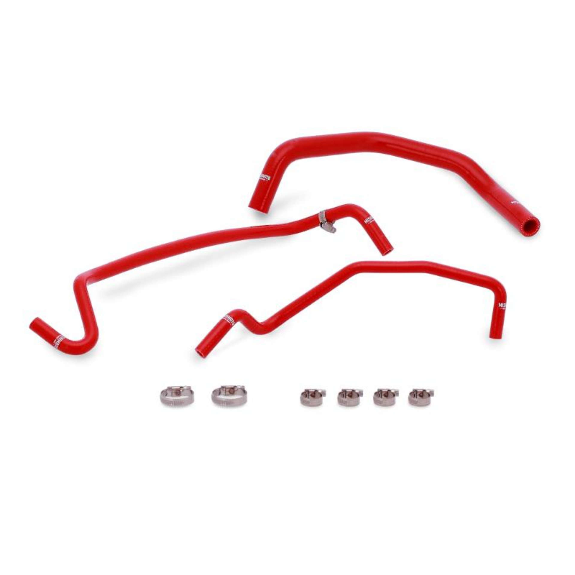 Picture of Mishimoto 15+ Ford Mustang GT Red Silicone Ancillary Hose Kit