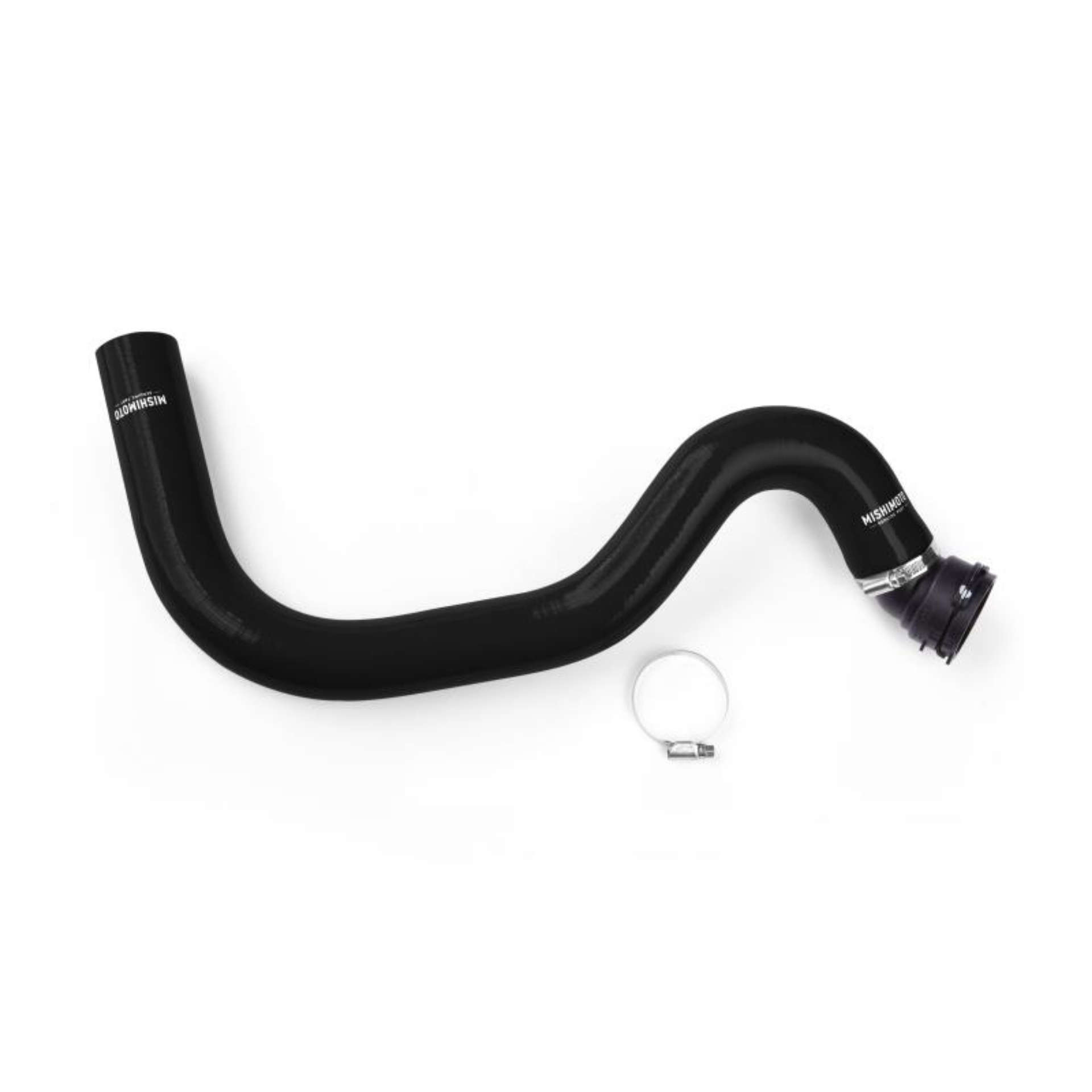 Picture of Mishimoto 15+ Ford Mustang GT Black Silicone Upper Radiator Hose