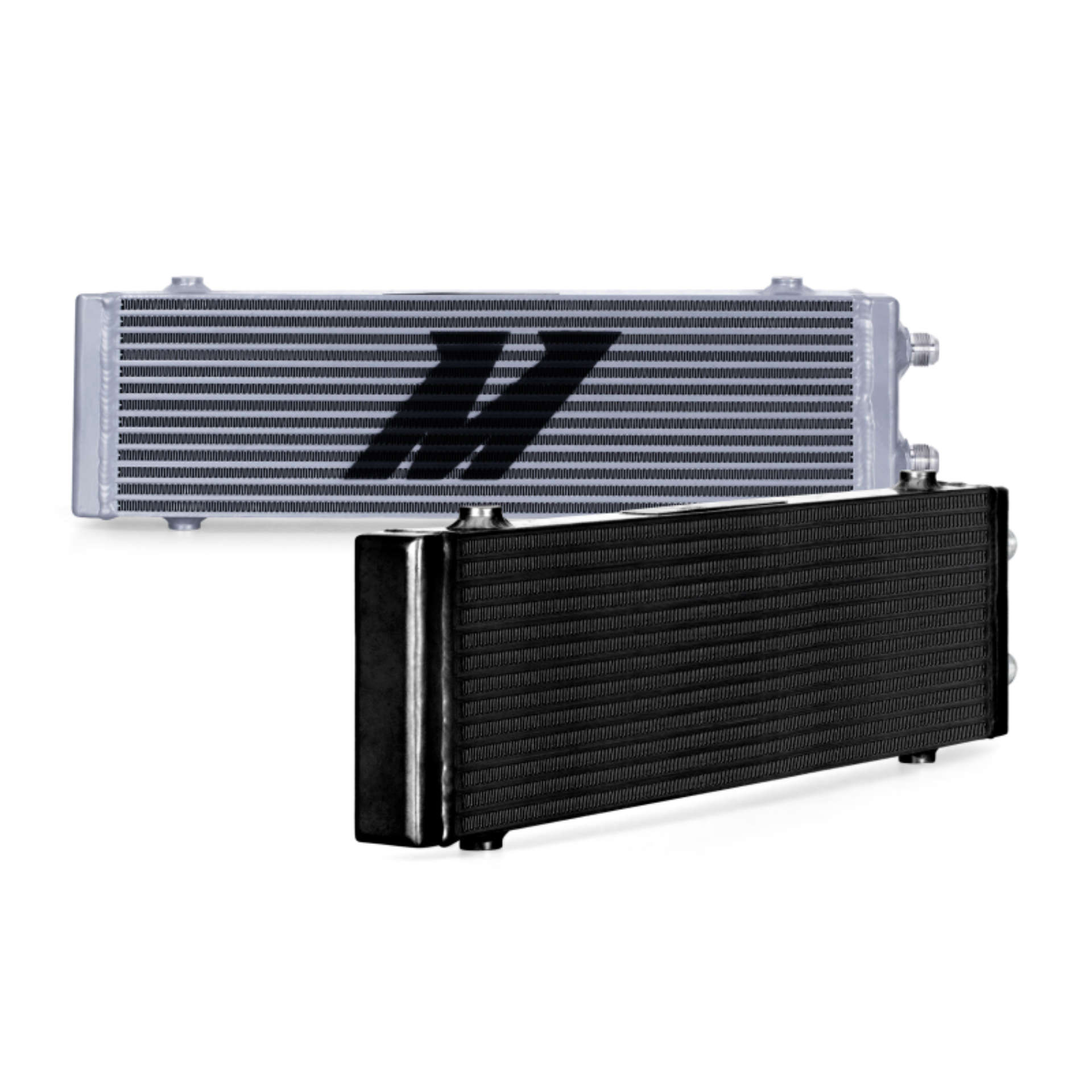 Picture of Mishimoto Universal Large Bar and Plate Dual Pass Black Oil Cooler