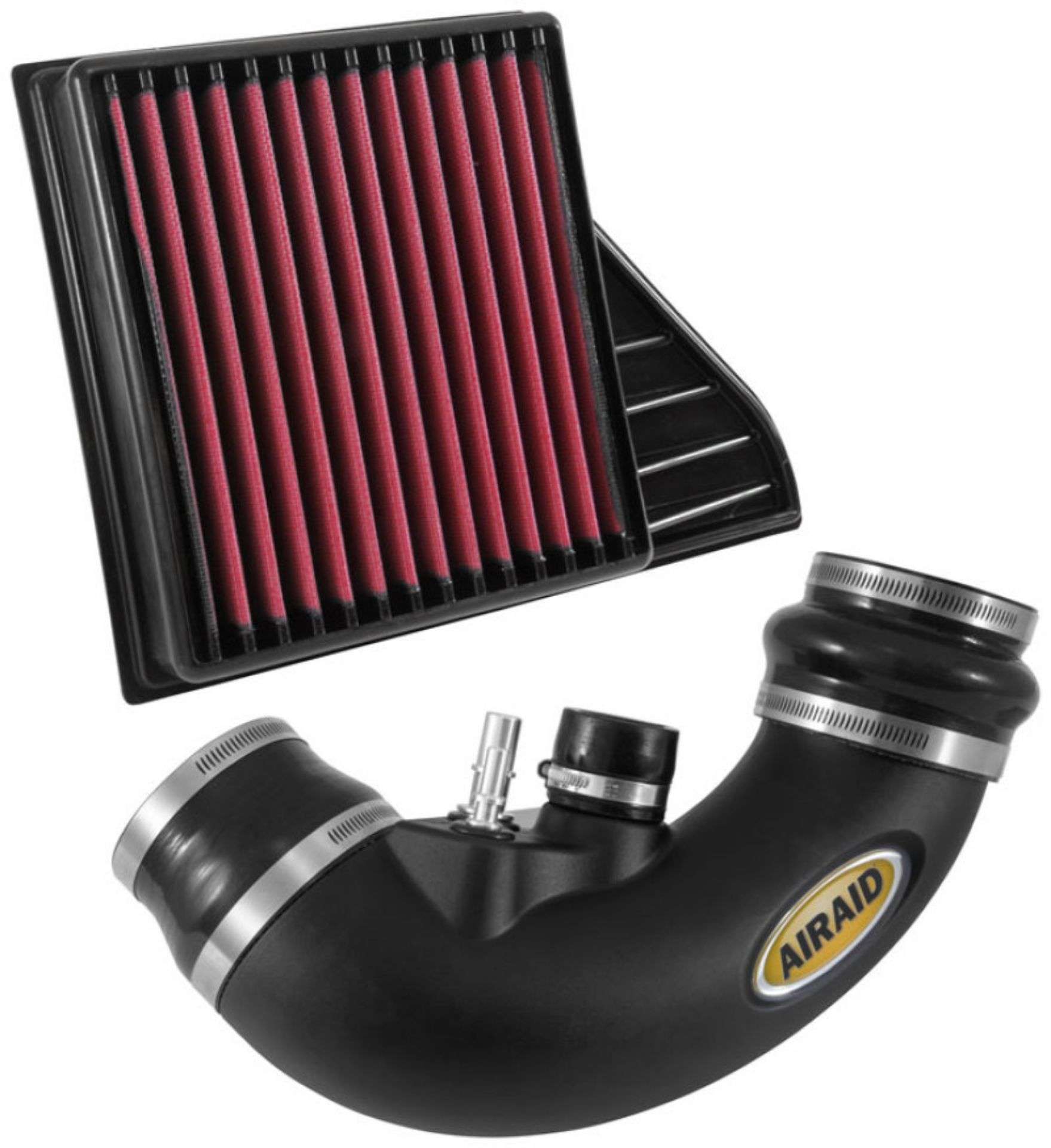 Picture of Airaid 2011-2014 Ford Mustang GT 5.0L V8 Jr Intake Kit - Oiled / Red Media