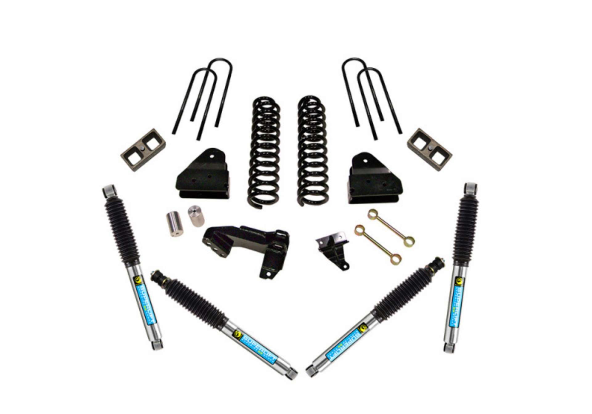 Picture of Superlift 08-10 Ford F-250-350 4WD Diesel 4in Lift Kit w- Bilstein Shocks