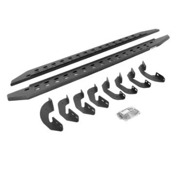 Picture of Go Rhino 2022 Toyota Tundra Crew Max RB20 Slim Running Board + Brackets - Bedliner Coating