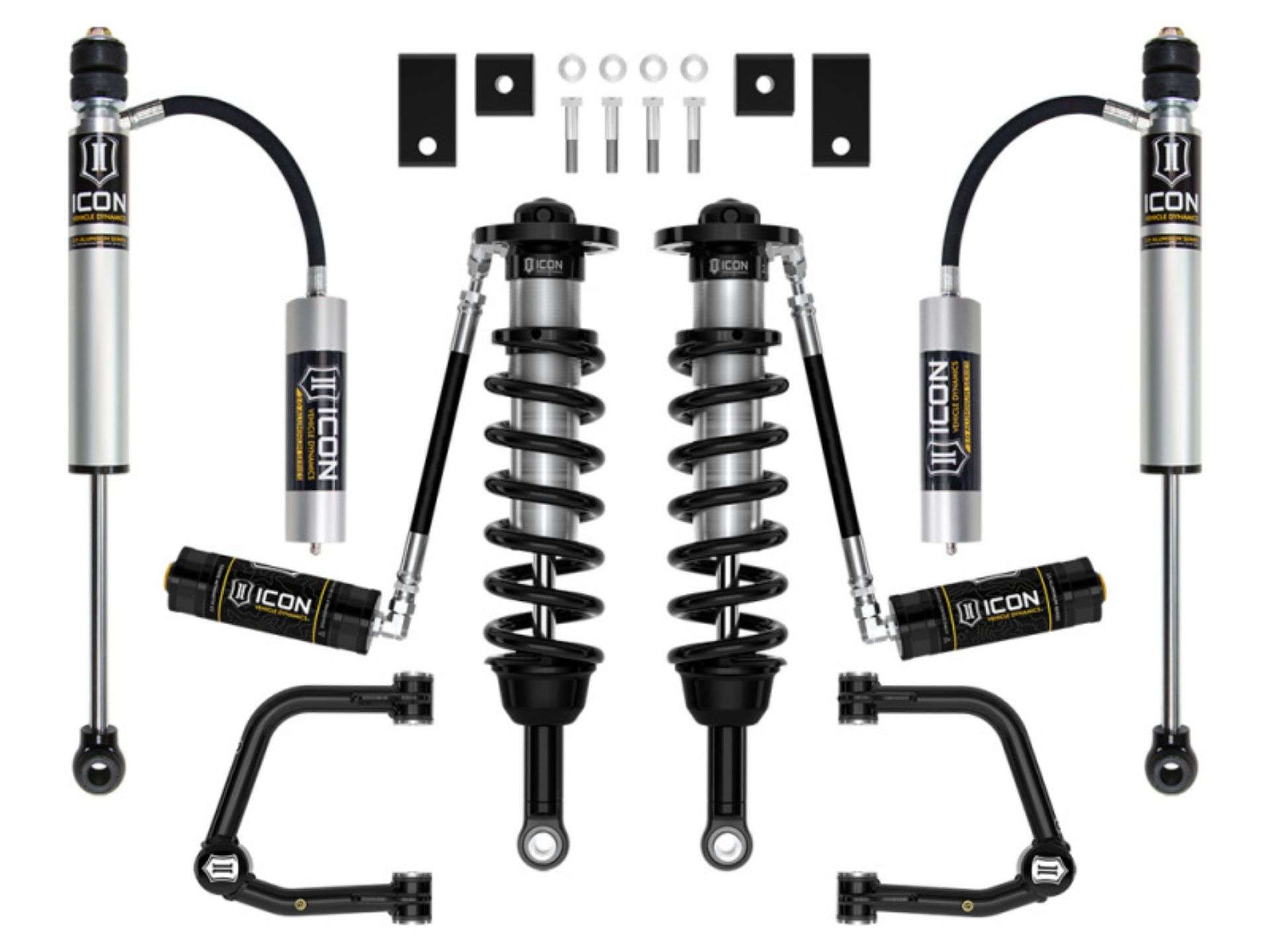 Picture of ICON 2022+ Toyota Tundra 1-25-3-5in Stage 4 Suspension System Billet