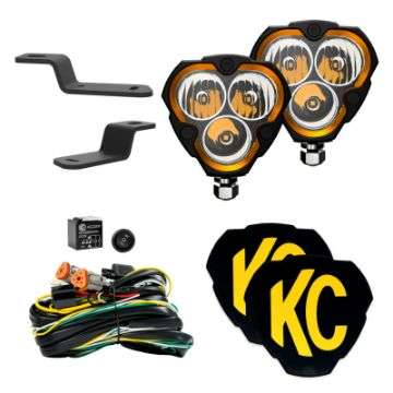 Picture of KC HiLiTES 21+ Ford Bronco FLEX ERA 3 2-Light Sys Ditch Light Kits Combo Beam