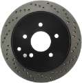 Picture of StopTech 03-07 Infiniti FX35-45 Drilled Left Rear Rotor