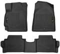 Picture of Husky Liners 2017 Hyundai Elantra Weatherbeater Black Front and Second Row Floor Liners