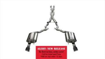 Picture of Corsa 2015-2017 Ford Mustang GT Convertible 5-0L V8 Black Xtreme Dual Rear Exit Exhaust