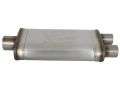 Picture of aFe MACHForce XP SS Muffler 3in Center Inlet - 2-5in Dual Outlets 18in L x 9in W x4in H Body