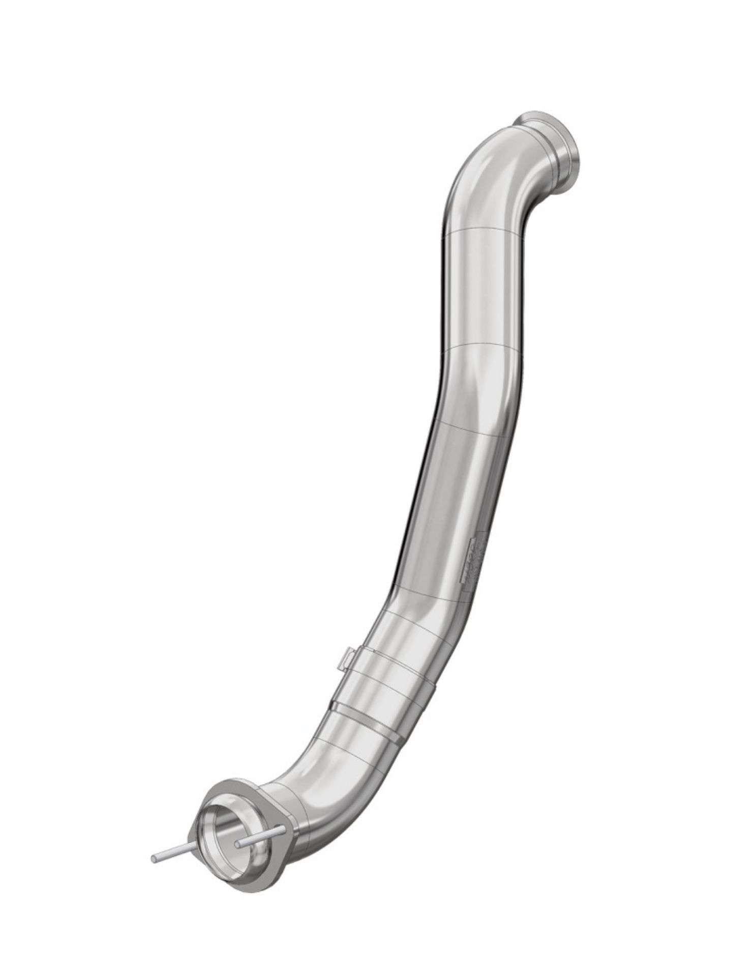 Picture of MBRP 08-10 Ford 6-4L Powerstroke 4in Turbo Down-Pipe Aluminized