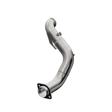 Picture of MBRP 2015 Ford 6-7L Powerstroke Non Cab & Chassis Only 4in Turbo Down-Pipe T409 Aluminized