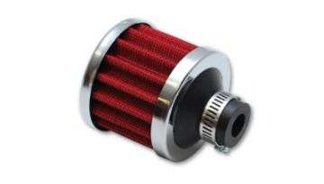 Picture of Vibrant Crankcase Breather Filter w- Chrome Cap 1-25in 32mm Inlet ID