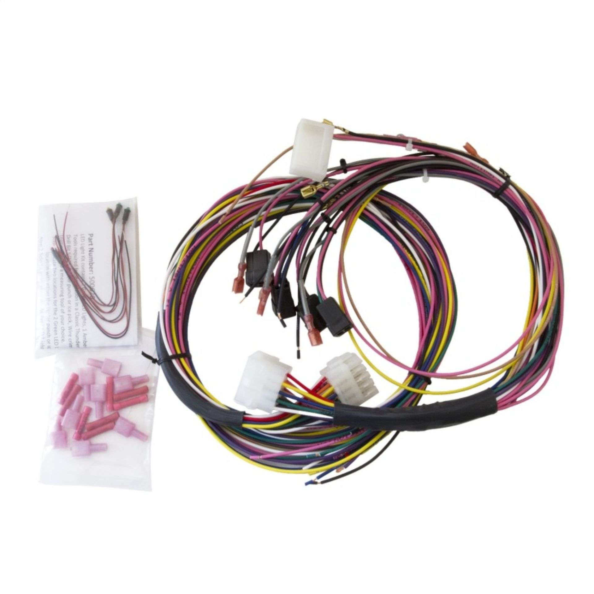 Picture of Autometer Universal Gauge Wiring Harness Kit for Tach-Speedo-Elec Gauges Including Led Indicators