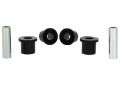 Picture of Whiteline Plus 97-05 Nissan Frontier D22 2WD Rear Spring Eye and Shackle Bushing