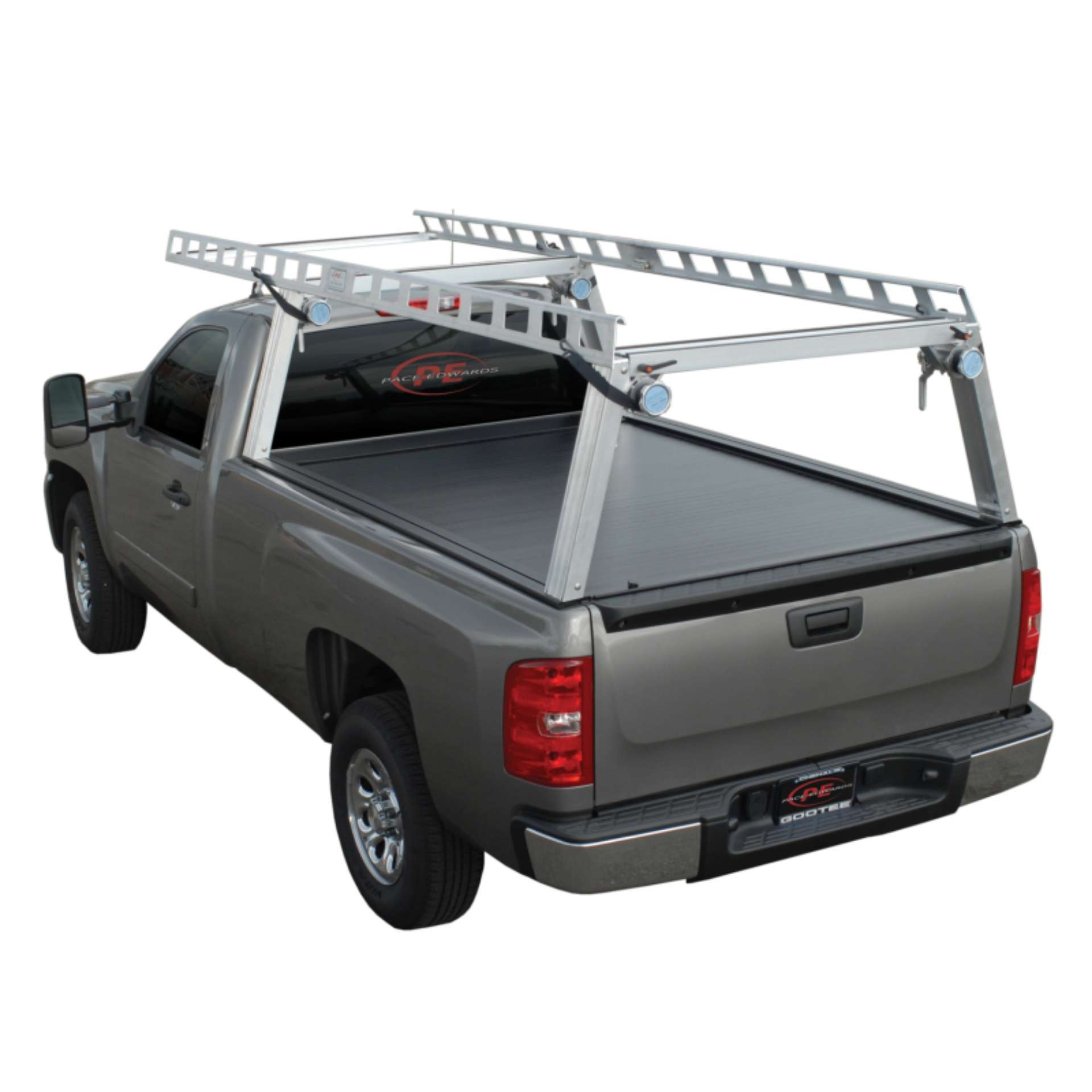 Picture of Pace Edwards 04-16 Chevy-GMC 1500 Silv CrewCab SB - 04-15 Nissan Titan Crew Cab SB Contractor Rack