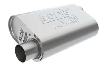 Picture of Borla CrateMuffler SBC Hot 350-383 3inch Offset-Offset 14in x 4-35in x 9in Oval Muffler