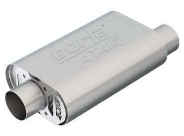 Picture of Borla CrateMuffler SBC Hot 350-383 3 inch Offset-Center 14in x 4-35in x 9in Oval Muffler