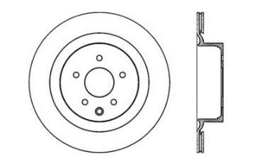 Picture of StopTech Infiniti G37 - Nissan 370Z SportStop Slotted & Drilled Rear Right Rotor