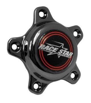 Picture of Race Star 5 Lug Cap Short Plastic Dark Star incl- Medallion & Screws