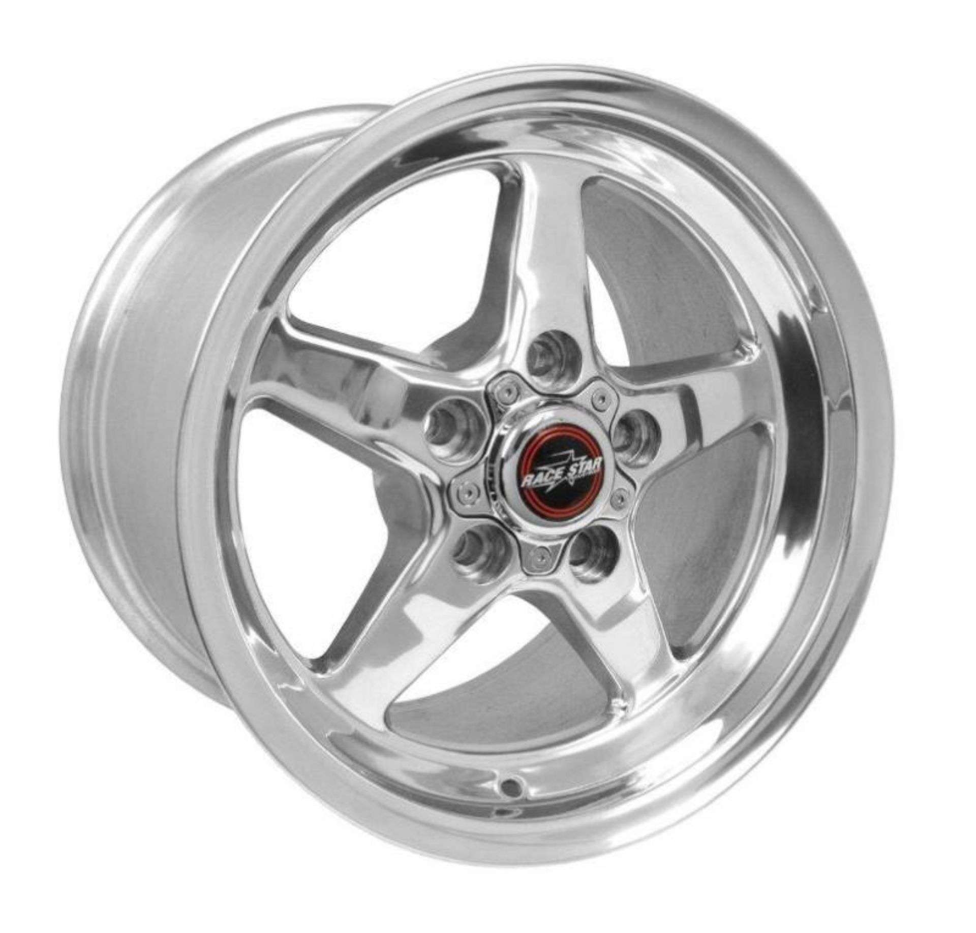 Picture of Race Star 92 Drag Star 15x10-00 5x4-50bc 7-25bs Direct Drill Polished Wheel