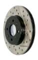 Picture of StopTech 2003-2008 Toyota 4Runner Slotted & Drilled Right Front Cyro Rotor