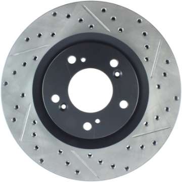 Picture of StopTech 00-09 S2000 Slotted & Drilled Left Front Rotor