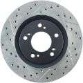 Picture of StopTech 00-09 S2000 Slotted & Drilled Right Front Rotor