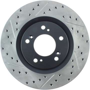 Picture of StopTech 00-09 S2000 Slotted & Drilled Right Front Rotor