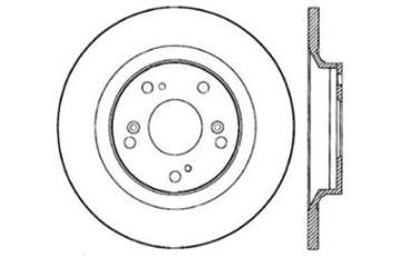 Picture of StopTech 00-09 S2000 Slotted & Drilled Left Rear Rotor