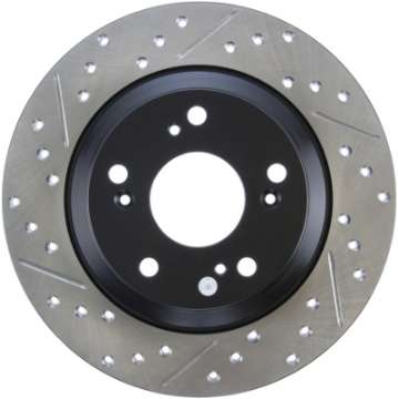 Picture of StopTech 00-09 S2000 Slotted & Drilled Right Rear Rotor