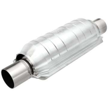 Picture of MagnaFlow Catalytic Converter 2 in Inlet 2 in Outlet 11 in Length SS