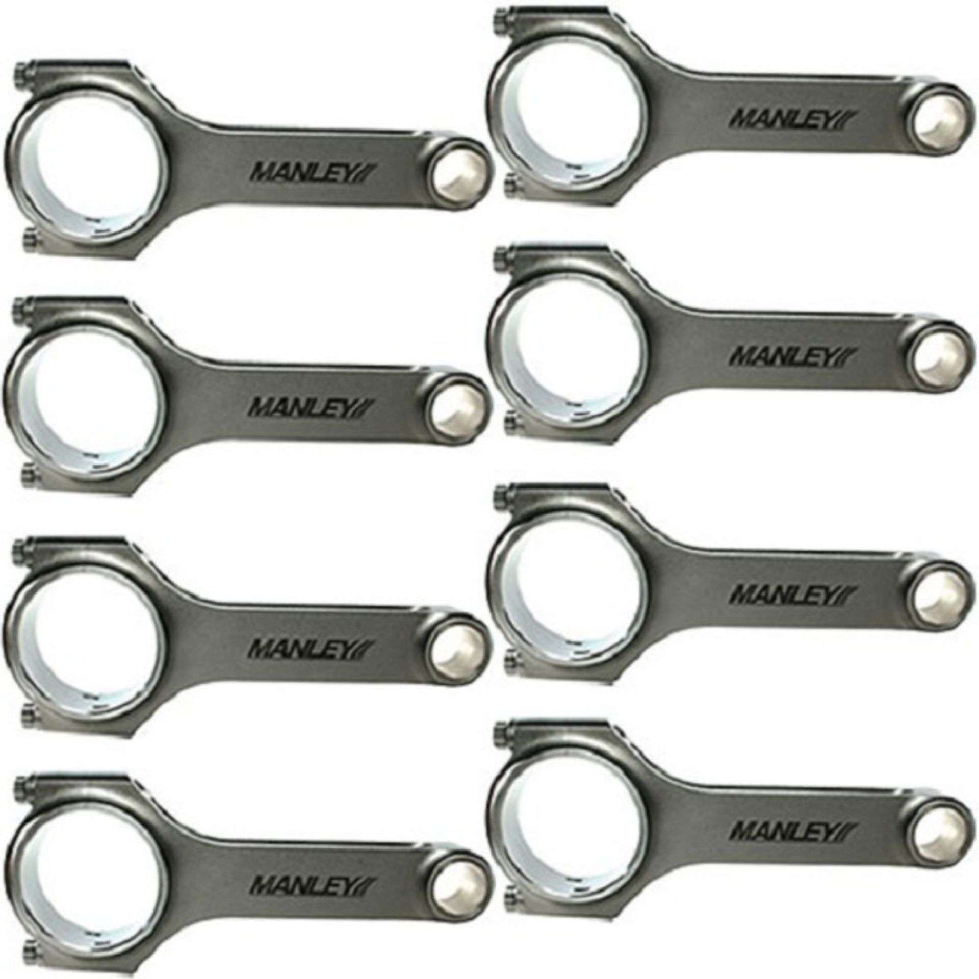 Picture of Manley Chevy Big Block 6-385in H Beam Connecting Rod Set Set of 8