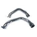 Picture of Injen 15-16 BMW M3 F80 L6 Twin Turbo Polished Intercooler Charge Pipe w- 1-8in Female NPT Bungs