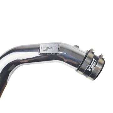 Picture of Injen 15-16 BMW M3 F80 L6 Twin Turbo Polished Intercooler Charge Pipe w- 1-8in Female NPT Bungs