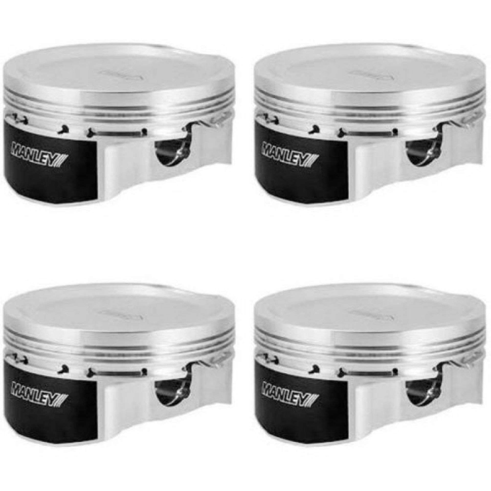 Picture of Manley 03-06 Mitsubishi Lancer EVO 85-5mm Bore -8cc Dish Extreme Duty Pistons w- Rings