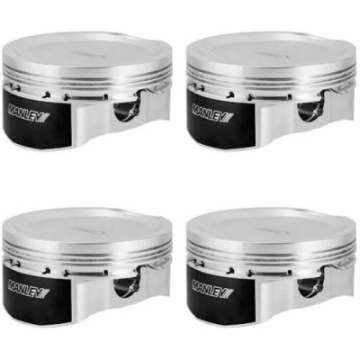 Picture of Manley 03-06 Mitsubishi Lancer EVO 85-5mm Bore -8cc Dish Extreme Duty Pistons w- Rings