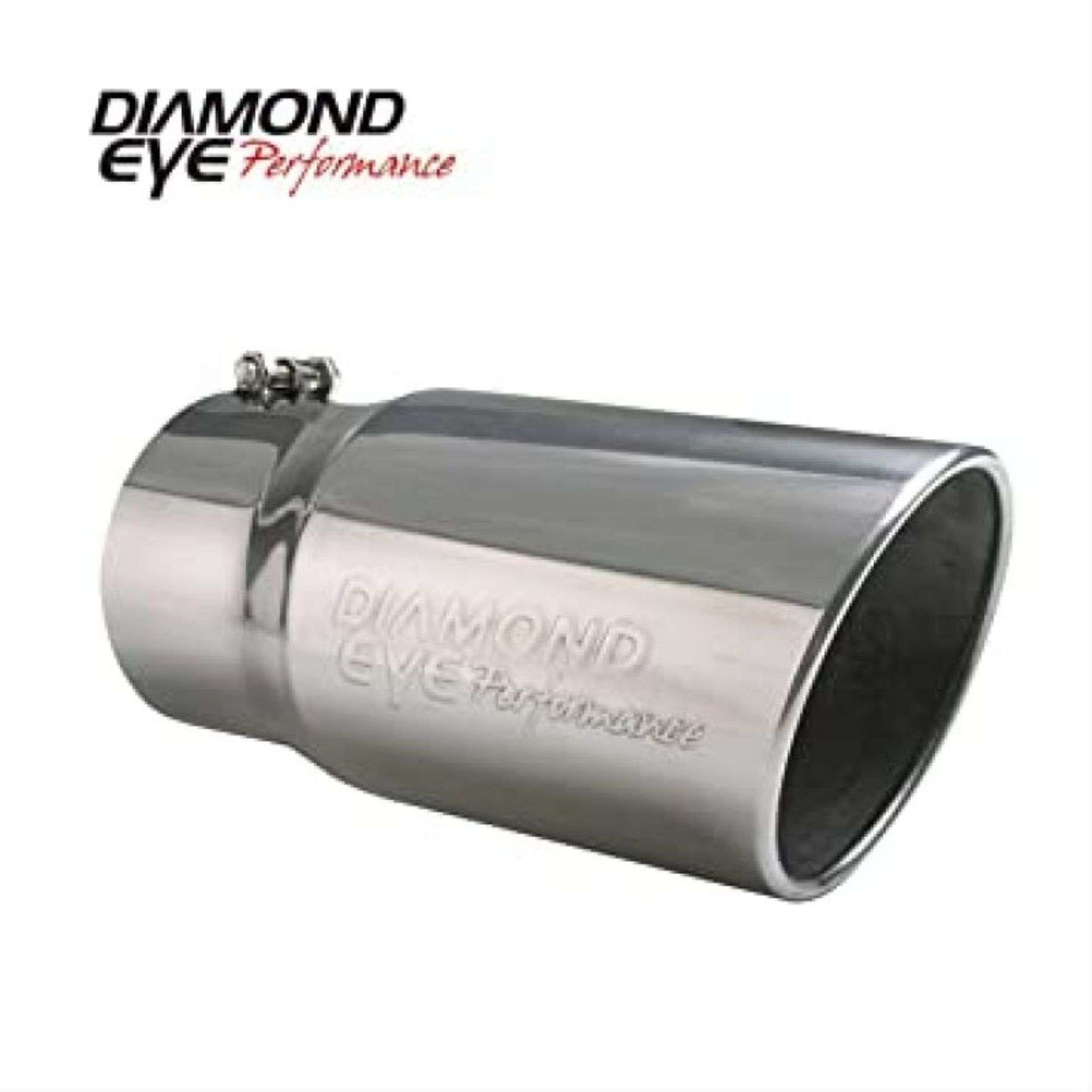 Picture of Diamond Eye TIP 3in-4inX12in BOLT-ON ROLLED ANGLE 15-DEGREE ANGLE CUT: EMBOSSED DIAMOND EYE