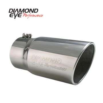 Picture of Diamond Eye TIP 4in-5inX12in BOLT-ON ROLLED ANGLE 15-DEGREE ANGLE CUT: EMBOSSED DIAMOND EYE