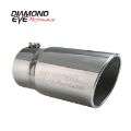 Picture of Diamond Eye TIP 5inX6inX12in BOLT-ON ROLLED-ANGLE 15-DEGREE ANGLE CUT: EMBOSSED DIAMOND EYE