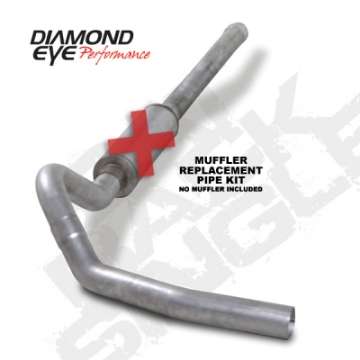 Picture of Diamond Eye KIT 4in CB SGL MFLR RPLCMENT PIPE AL CHEVY-GMC 6-6L 2500-3500 2006-2007-5