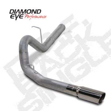 Picture of Diamond Eye KIT 4in DPF-BACK SGL AL: 11-12 CHEVY 6-6L 2500-350