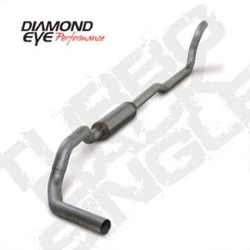 Picture of Diamond Eye KIT 4in TB SGL AL: 2-WHEEL DRIVE ONLY 89-93 DODGE CUMMINS 5-9L