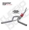 Picture of Diamond Eye KIT 4in TB MFLR RPLCMENT PIPE DUAL AL: 94-02 DODGE CUMMINS 5-9L