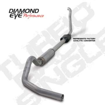 Picture of Diamond Eye KIT 4in TB SGL AL: 94-97 FORD 7-3L F250-F350 PWRSTROKE NFS W- CARB EQUIV STDS