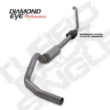 Picture of Diamond Eye KIT 4in TB SGL SS: 94-97 FORD 7-3L F250-F350 PWRSTROKE NFS W- CARB EQUIV STDS