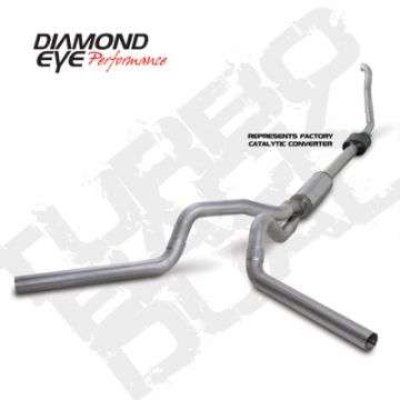 Picture of Diamond Eye KIT 4in TB DUAL AL: 94-97 FORD 7-3L F250-F350 PWRSTROKE NFS W- CARB EQUIV STDS