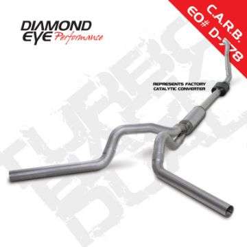 Picture of Diamond Eye KIT 4in TB DUAL AL: 94-97 FORD 7-3L F250-F350 PWRSTROKE NFS W- CARB EQUIV STDS